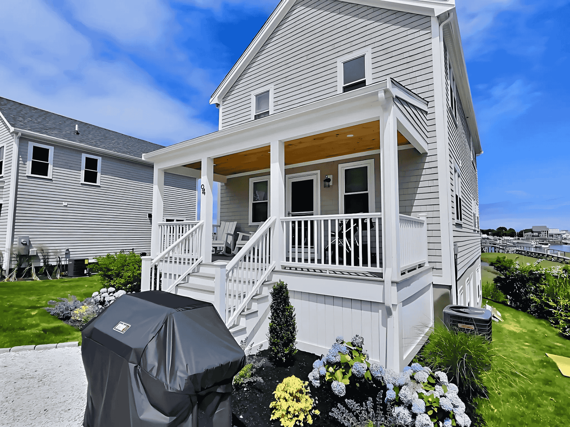 A house undergoing professional roof repair services by D&G Exteriors in Salem, MA.