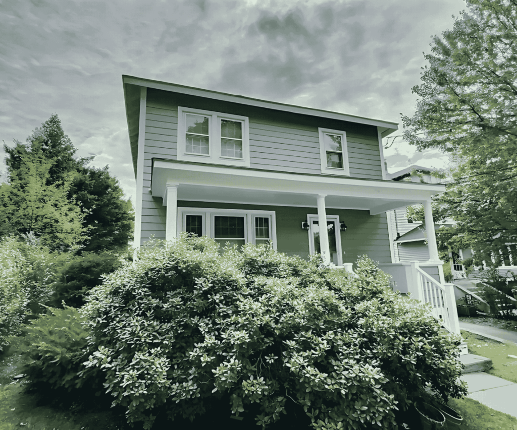 A home with newly installed energy-efficient windows, offering improved insulation and aesthetics in Marblehead, MA.