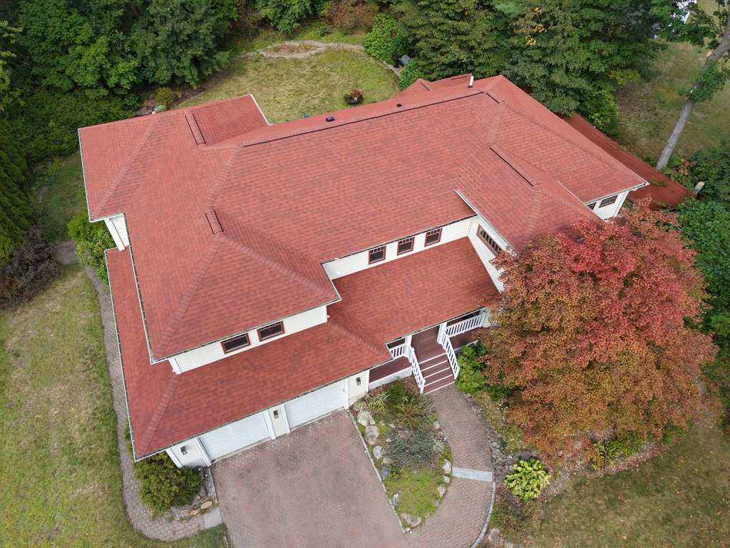 Roof repair in Burlington, MA restoring damaged roofing