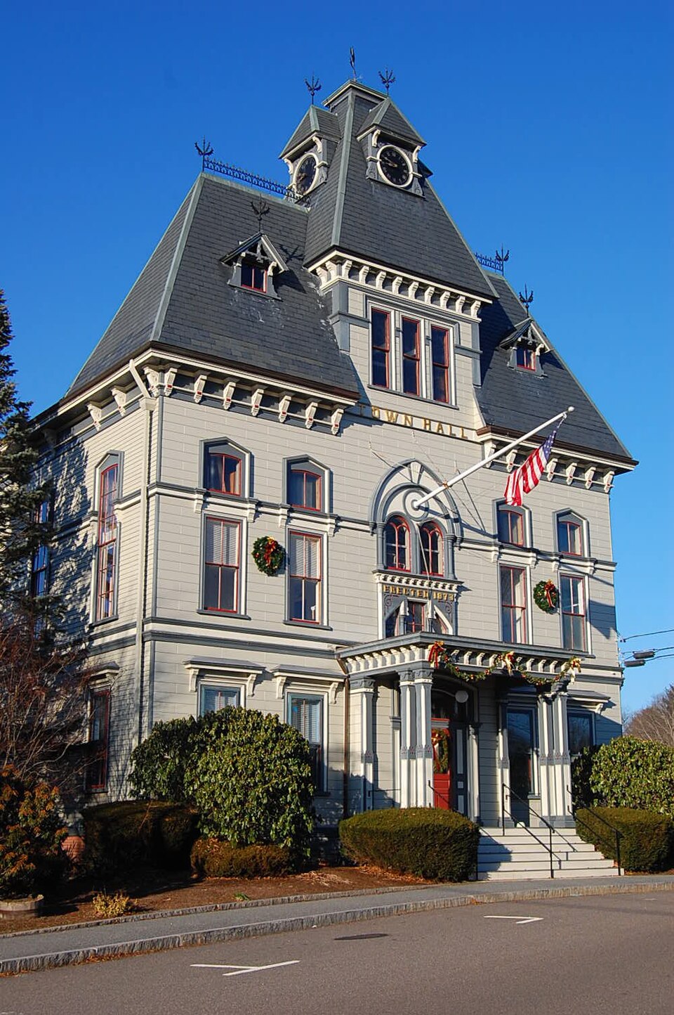 Town hall in Topsfield, Massachusetts